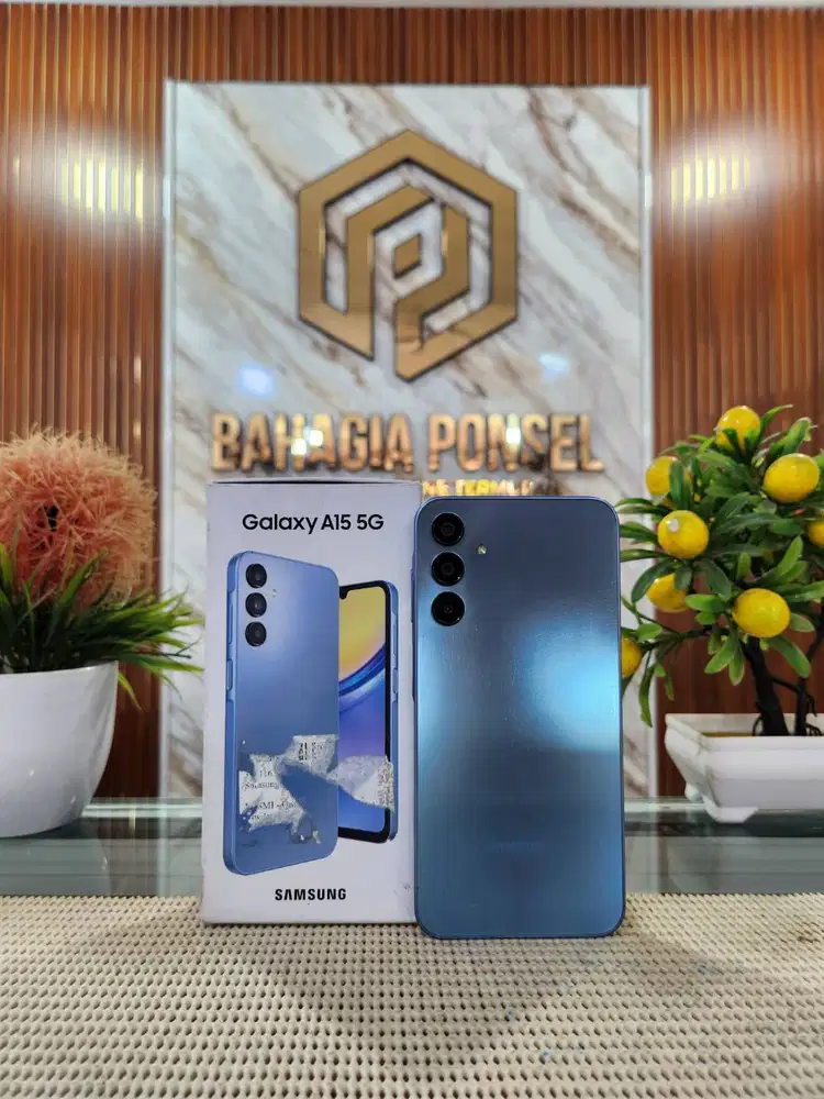 Samsung A15 5G Ram 8+8Gb/ 256Gb Fullset Mulus Original 100% Bergaransi