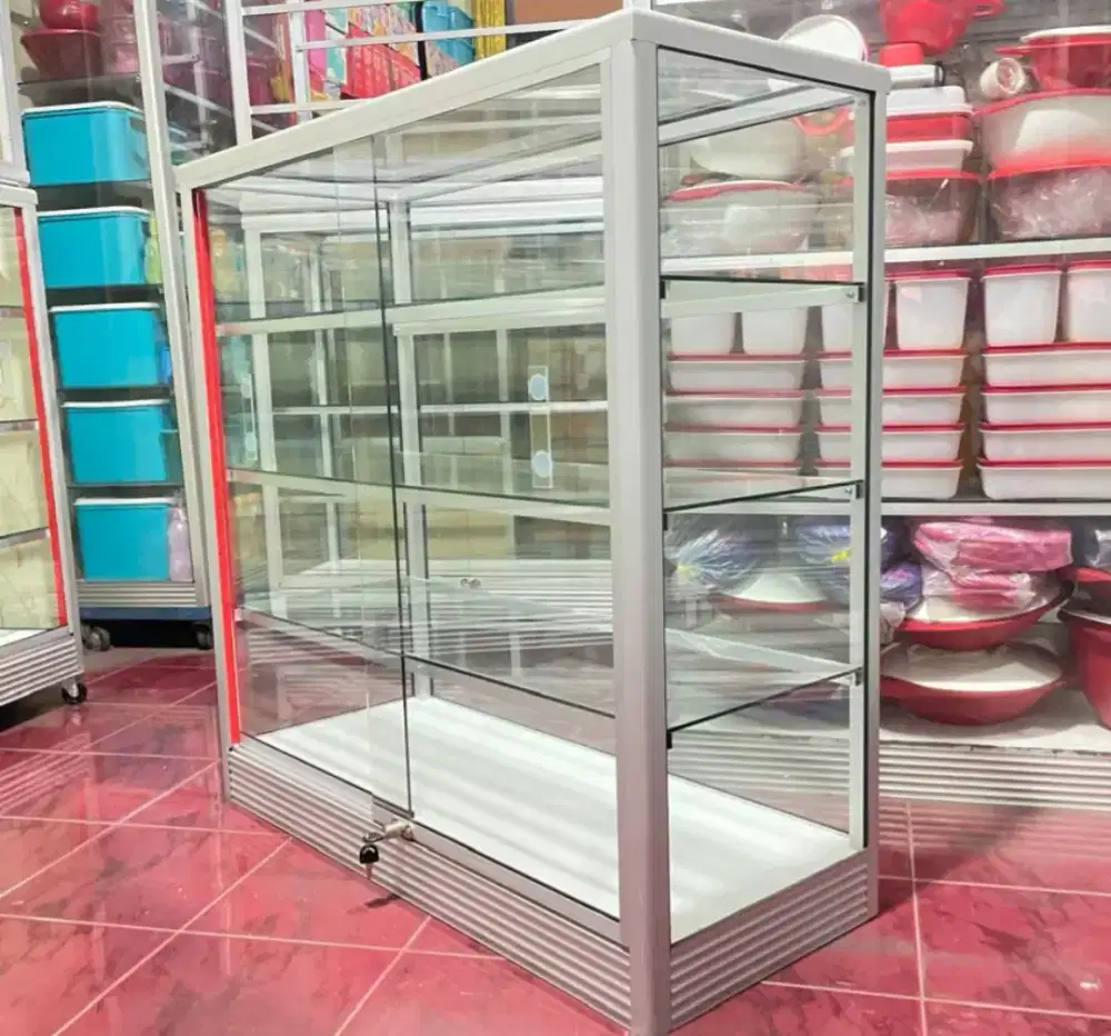 Etalase Toko Panjang 1Mx1M Barang Baru & Ready