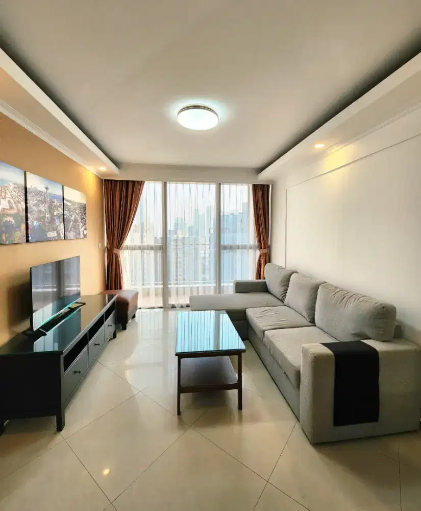 DiJual Murah Apartemen Taman Rasuna 2BR Fully Furnished.