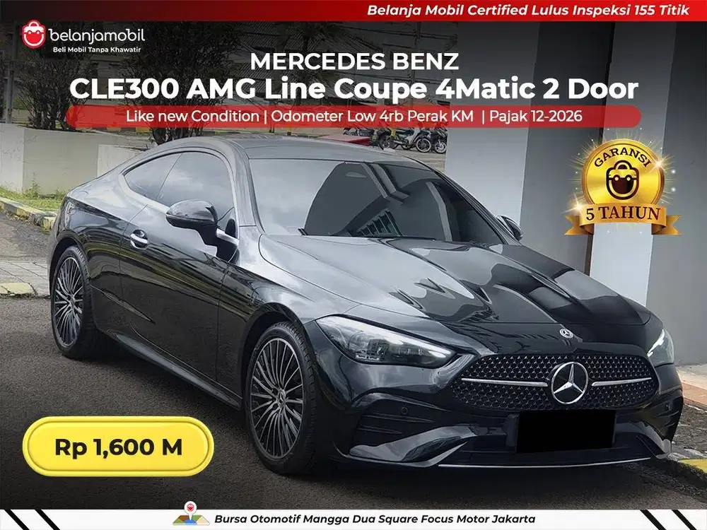 [ LOW KM 4RB ] Mercedes Benz Mercy CLE300 CLE 300 AMG Coupe 2024/2025