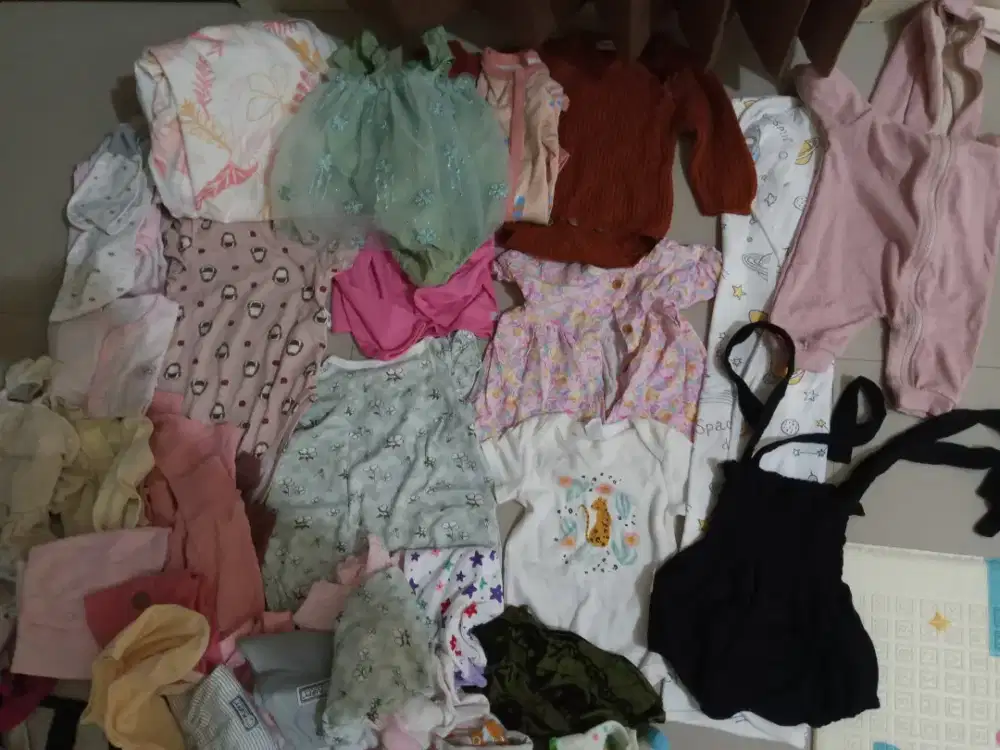 Gaun, baju main, baju tidur anak perempuan