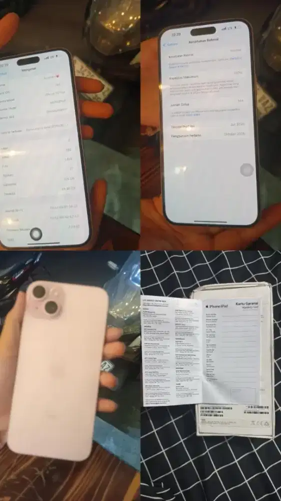 Iphone 15 plus 128 ibox pink