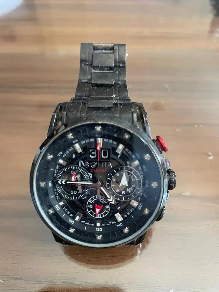 Jam Tangan Pria Bonia Tesoro Diamond Chronograph BNB10374 - 1732C