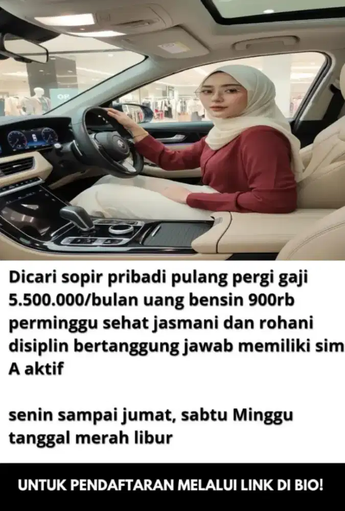 Supir pribadi antar jemput
