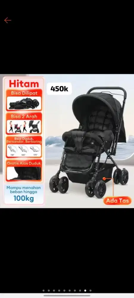 stroller dan alas nya