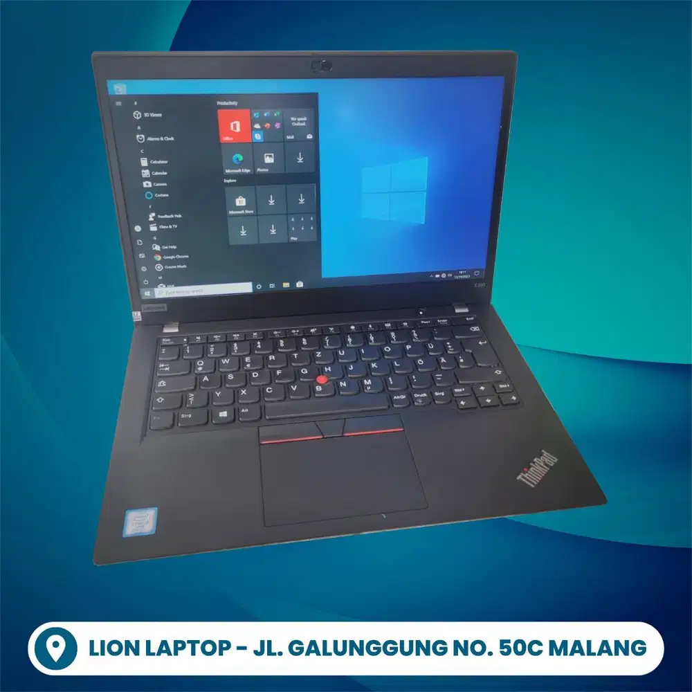 RAM 16GB SSD 256GB Core i5 Gen 8 Slim Lenovo Thinkpad X390 [24|05]