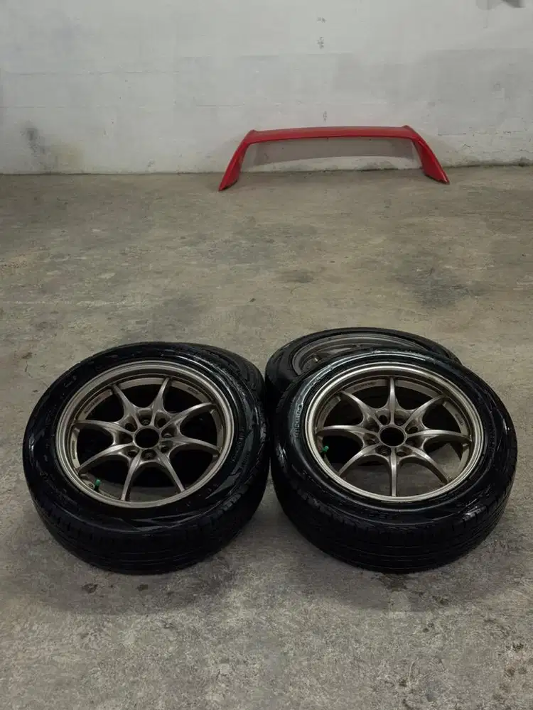 Velg mugen MF08 R16 ban bridgestone 195/55