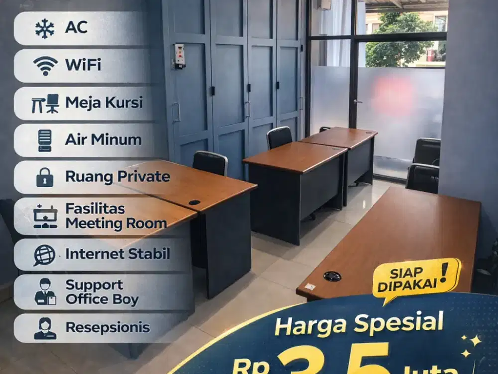 Disewakan Ruang Kantor Bulanan Mohamad Toha Kota Bandung Strategis Dan Nyaman