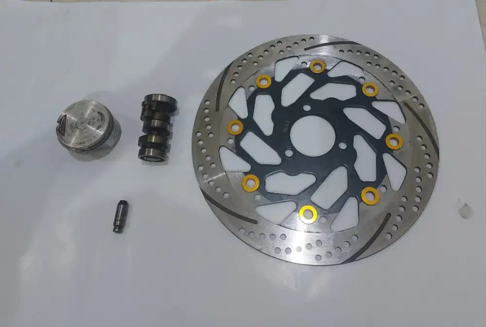 Sparepart Soul GT 125 (Piringan cakram 260mm, Noken as, Piston)