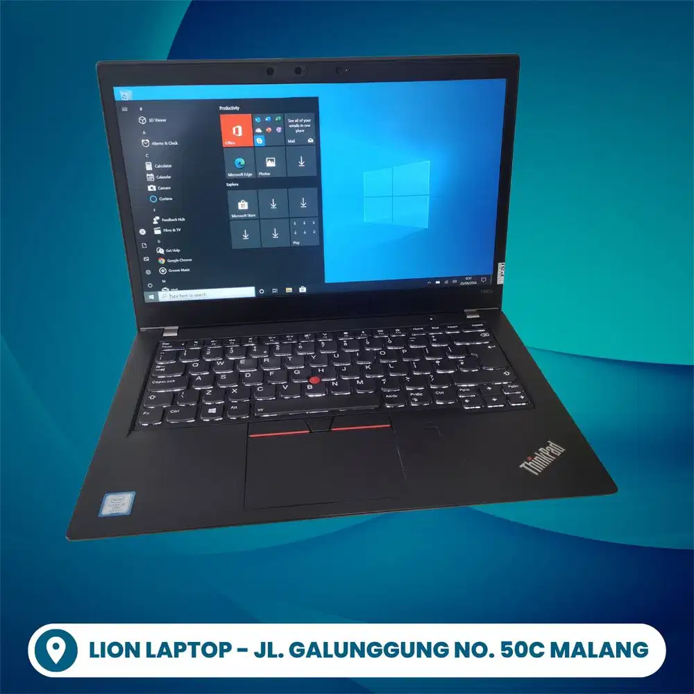 RAM 8GB Core i5 gen 8 Lenovo Thinkpad T480s SLIM [24|05]