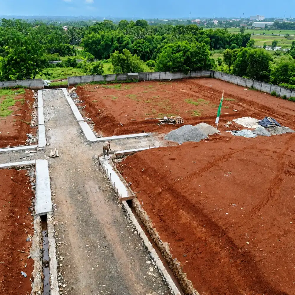 Tanah kavling strategis siap bangun, lingkungan perumahan eksklusif