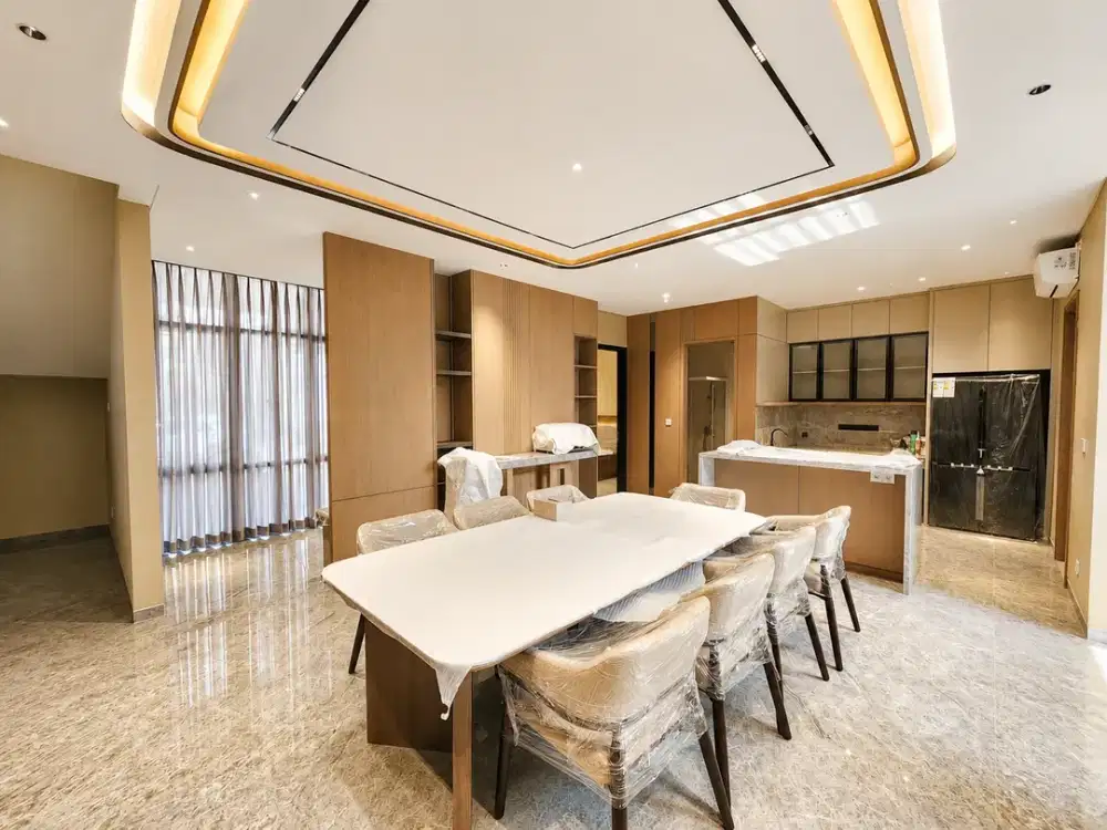 Rumah Brand New Simprug PIK 2 10x20 4+1KT Full Furnished Siap AJB