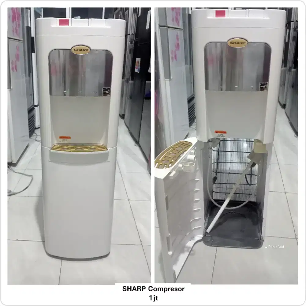 Dispenser galon bawah Sharp Kompresor