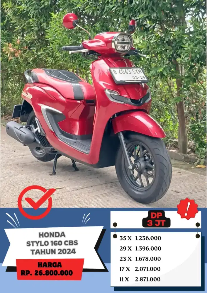 Honda Stylo 160 CBS Tahun 2024