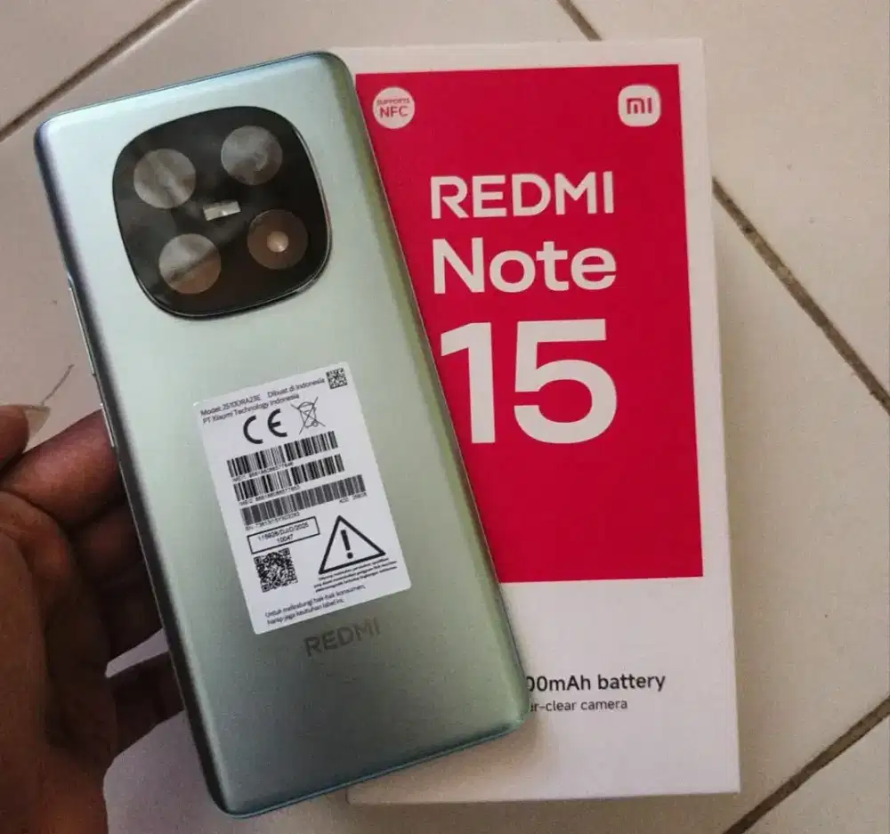 REDMI NOTE 15 4G 8/256 MULUS BARU 2 BULAN PEMAKAIAN