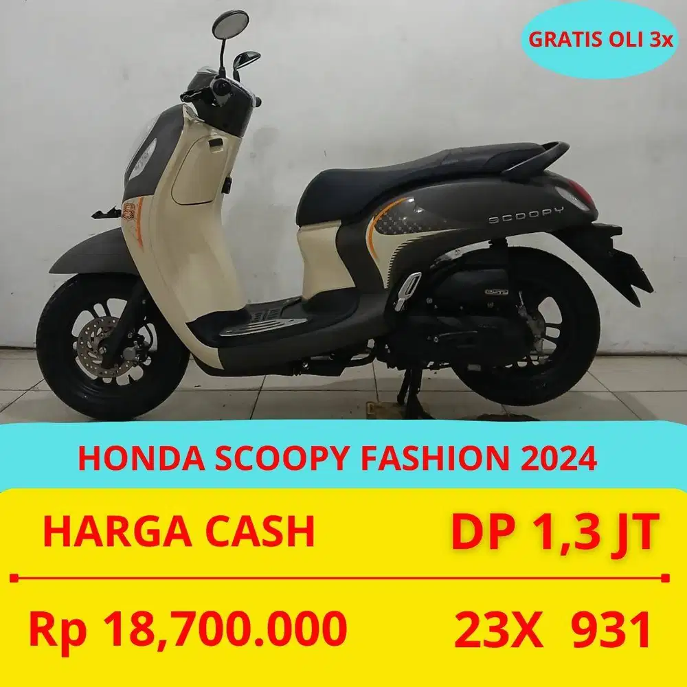 HONDA SCOOPY FASHION 2024 DP MURAH 1,3 JUTA GUYS