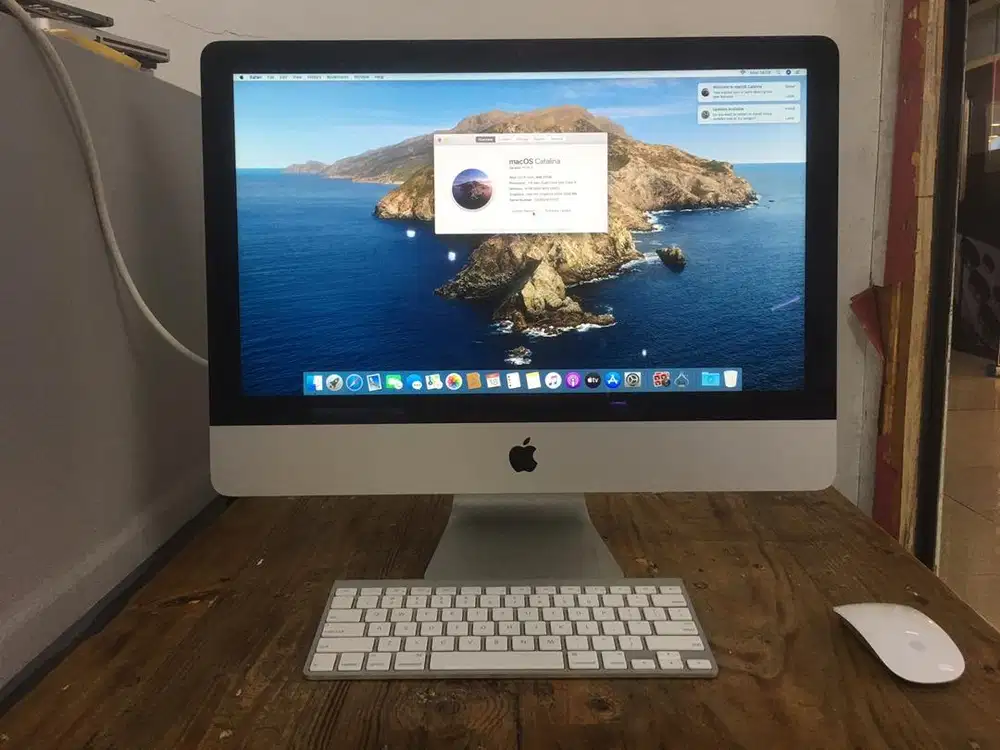iMac 21 inch 2014 normal siap pakai