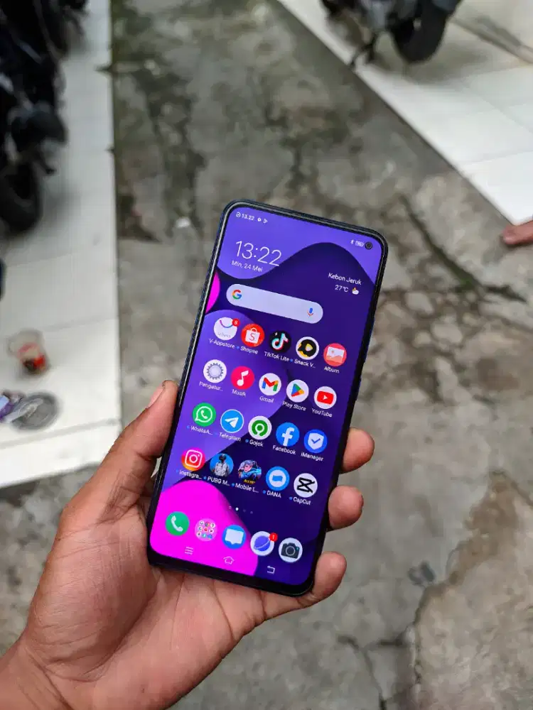 Vivo v19 siap pakai no minus Ram 8+8/128gb