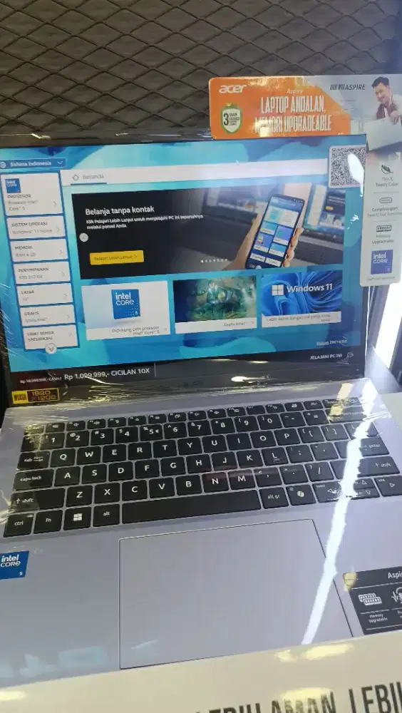 Laptop Acer aspire go 14 CORE 5 DENGAN CICILAN HOME CREDIT