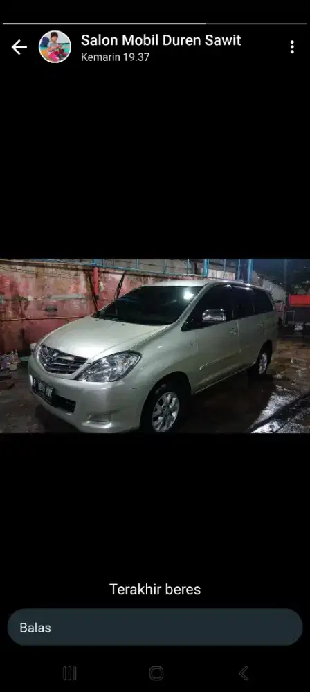 Dijual santai Innova type G 2010