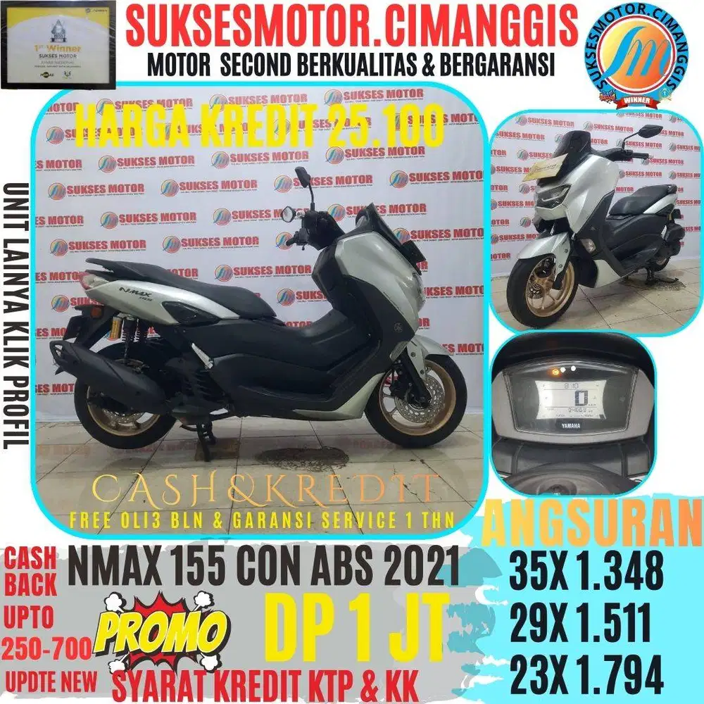 NMAX 155 CONECTED ABS PROMOTERMURAH CASHBACK UPTO700RB BERGARANSI