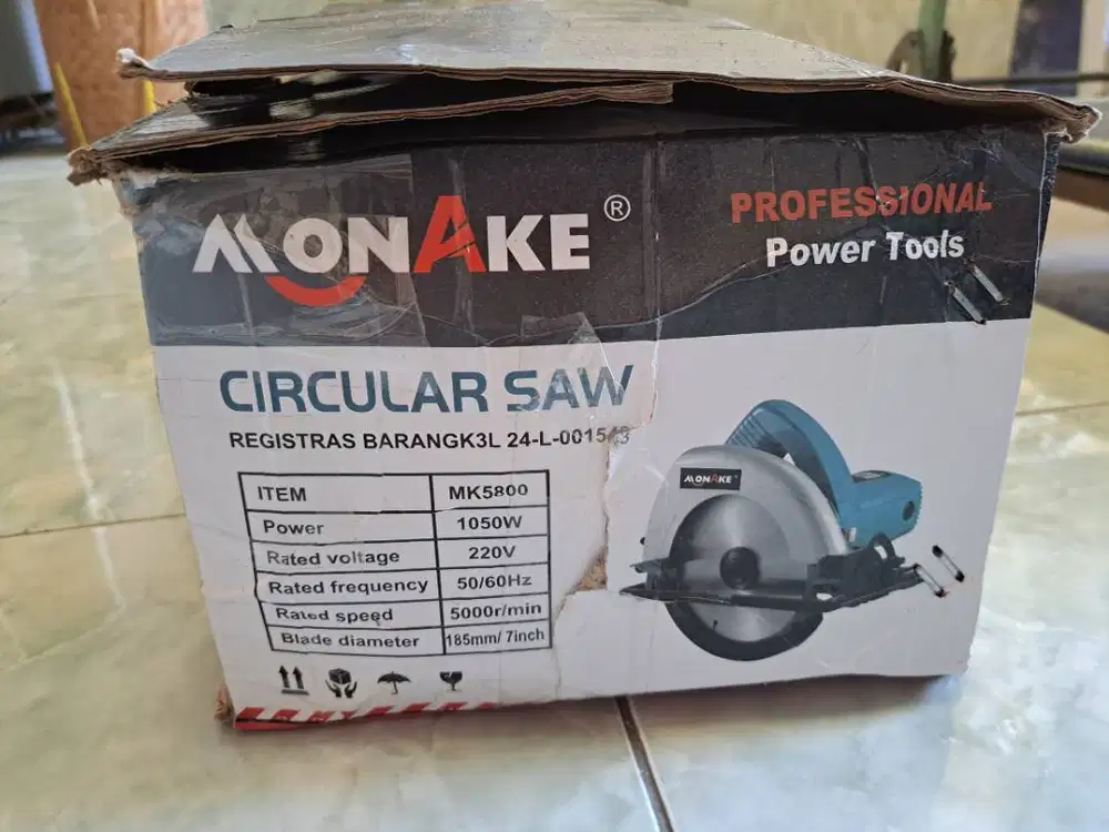 Dijual Circular Saw / Gergaji Bulat MONAKE MK5800