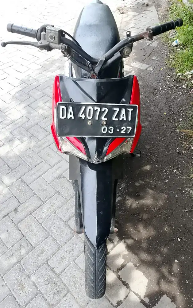 Supra x 125 2022 plat kalimantan