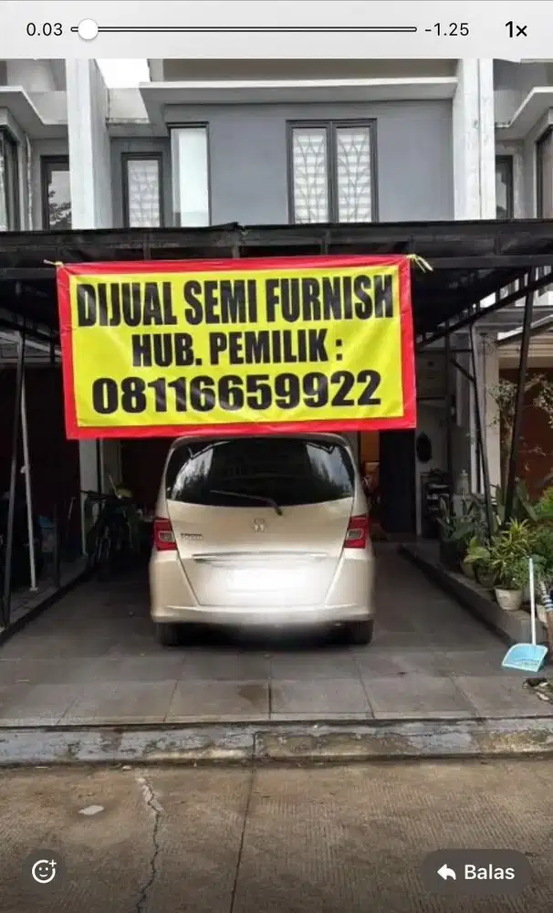 Rumah renovasi lantai full vinly