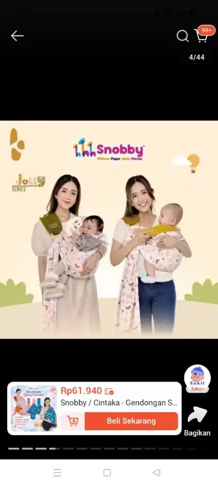 Gendongan Snobby ori