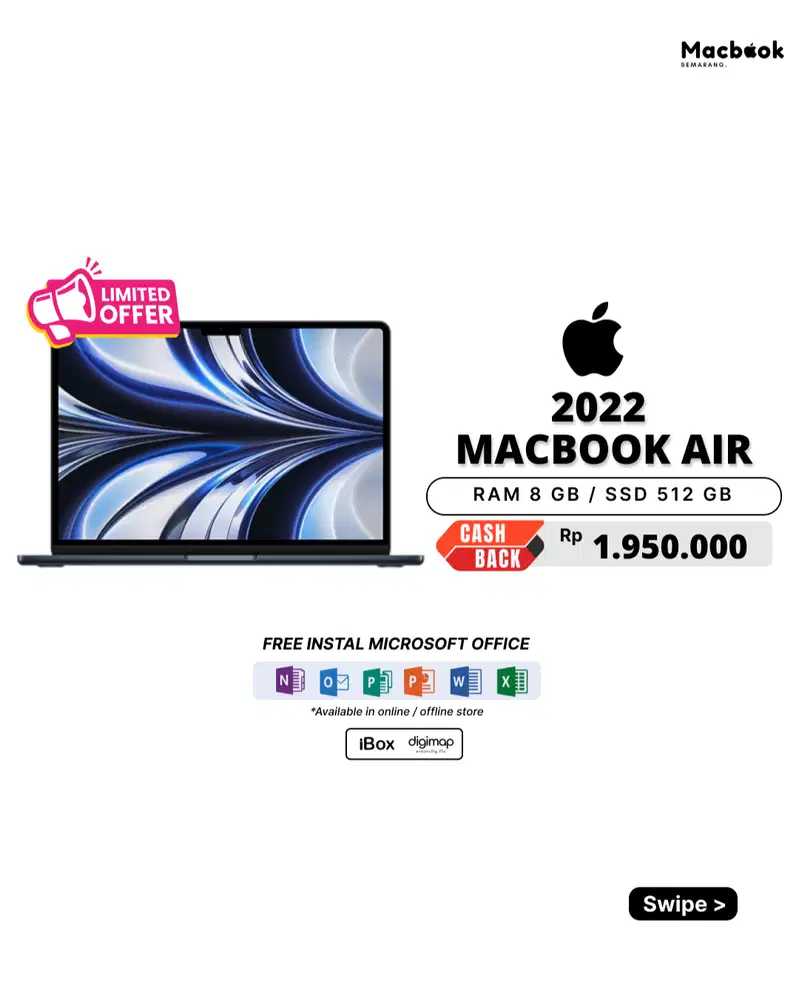 New Macbook Air M2 2022