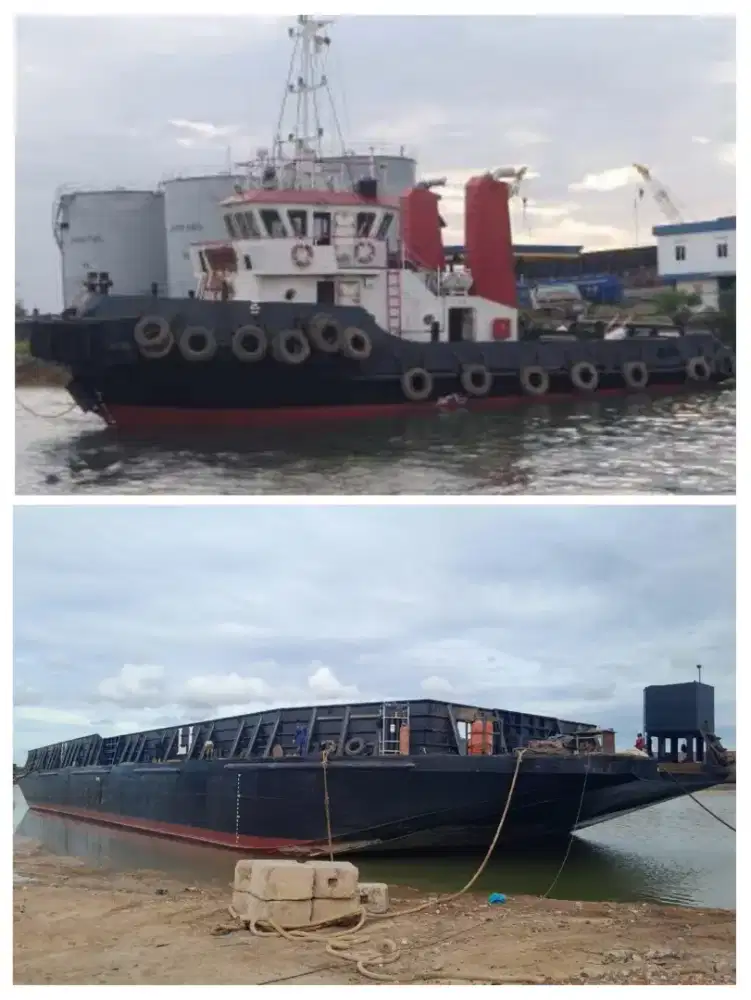 Di jual Tugboat & tongkang 270 feet tahun 2021 - 2021