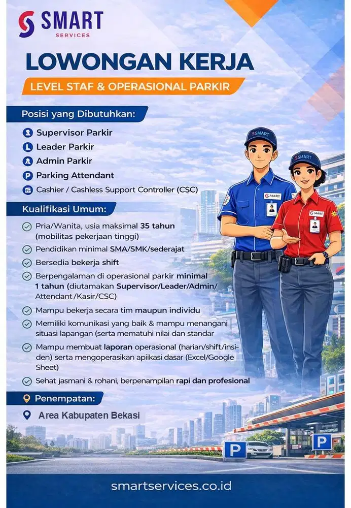 Open Recruitmen Petugas Parkir