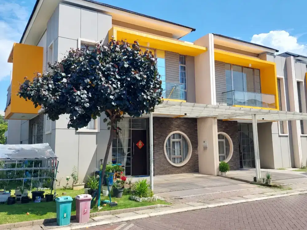 Rumah Hoek Cluster Arcadia PIK2 8x15 3+1KT Siap AJB Ada Clubhouse