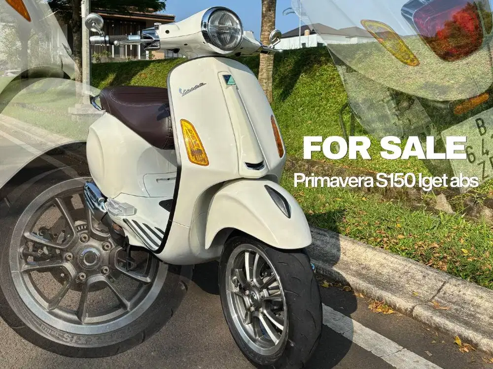Bismillah Dijual Vespa Primavera S ABS 2019 Putih – Kondisi Terawat