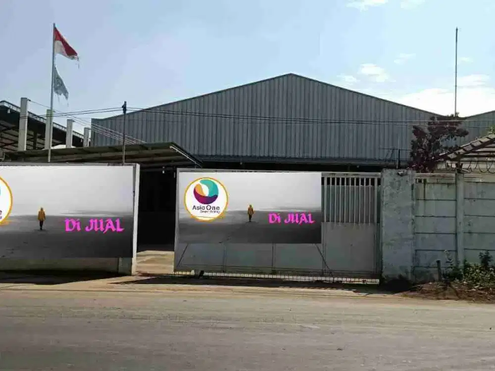 Dijual Gudang / Hanggar Besar { ex Bengkel Mobil Besar dan kecil } di Babelan bekasi