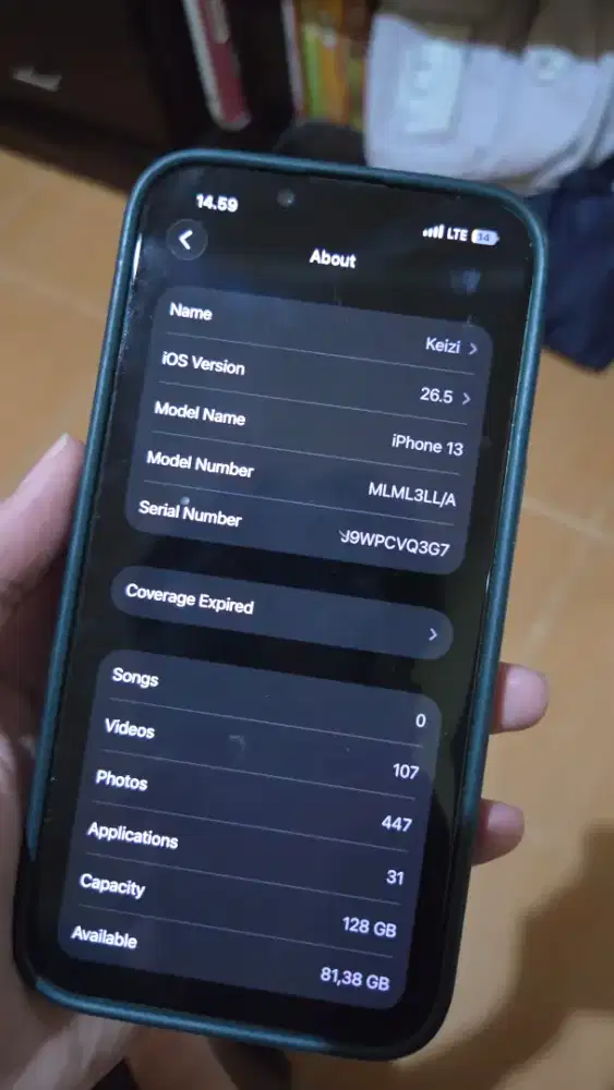 IP 13 Basic, Inter Bisa Internet, BH 81%,  mulus