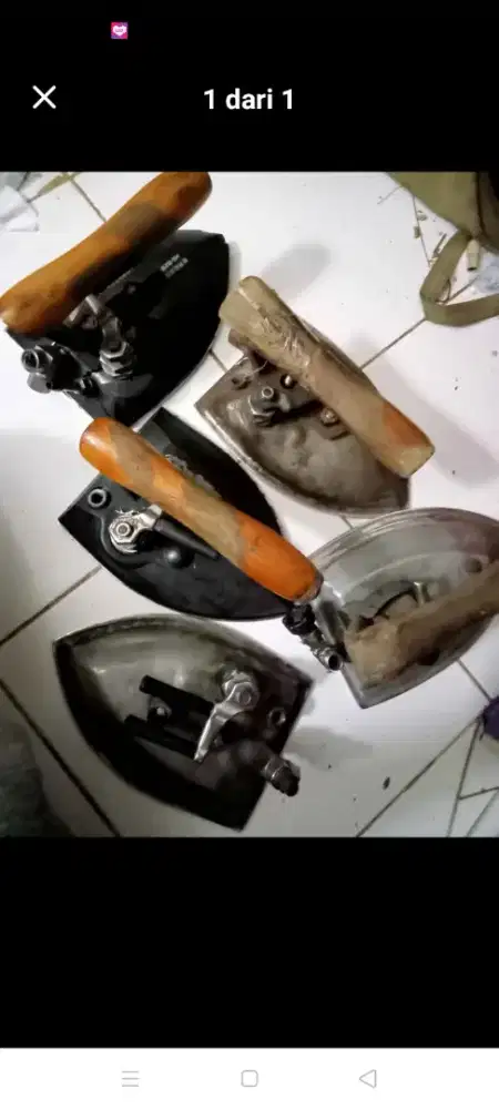 Gosokan uap bekas