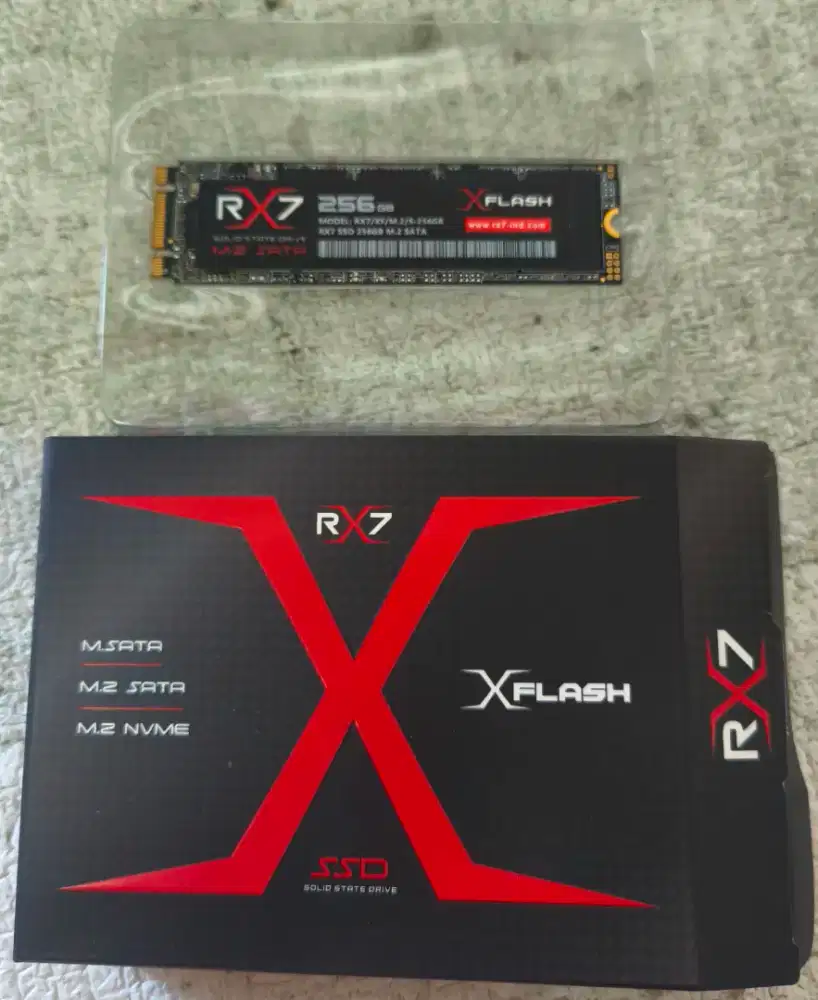 Ssd m2sata 256gb kondisi normal