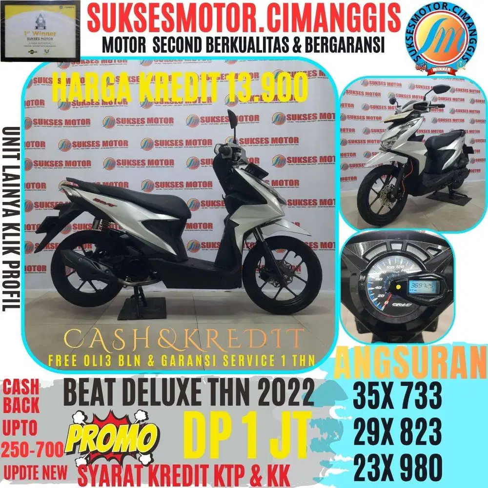 BEAT DELUXE PROMOTERMURAH CASHBACK UPT0700RBU BERGARANSI SERVICE
