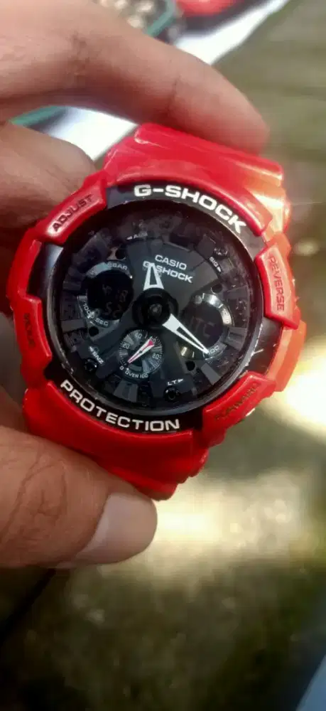 jam tangan g shock casio ga 201 rd merah original