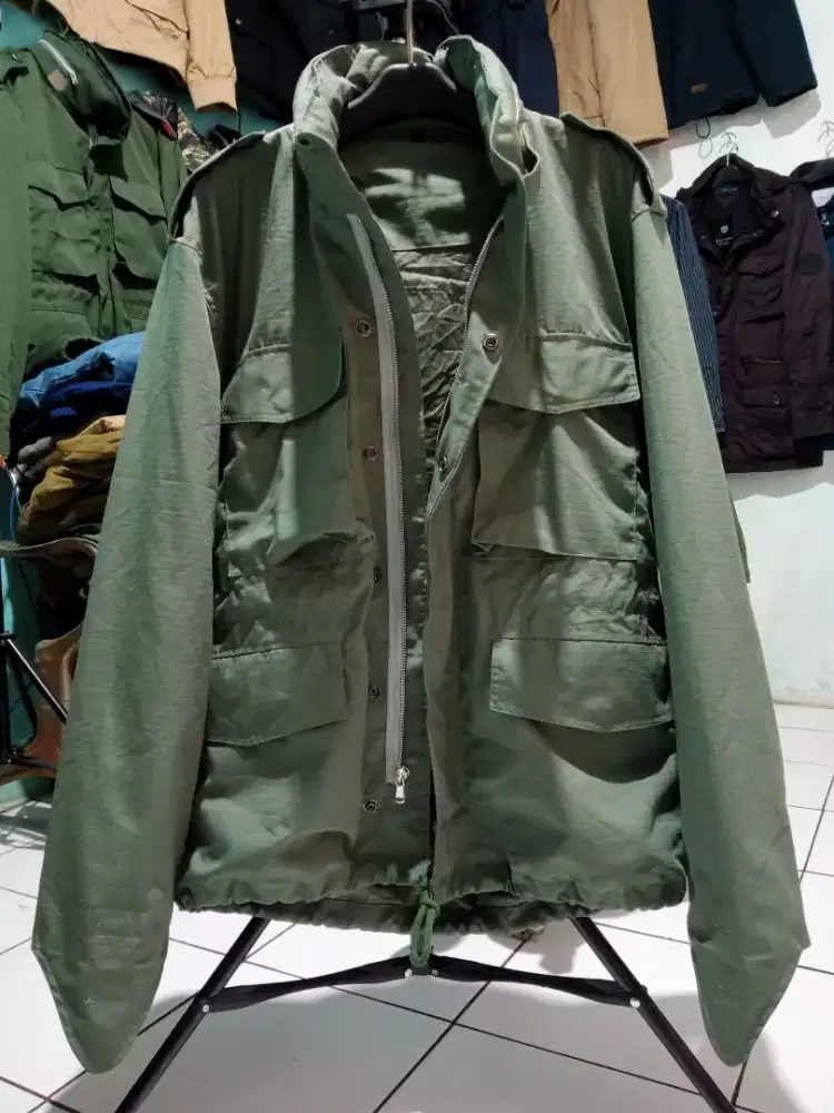 M65 Field Jacket Ripstock Parka Military Style Jacket Repro 5 Pckt