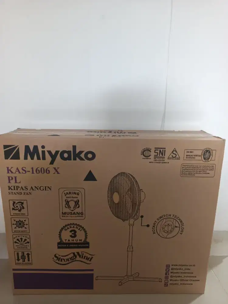 KIPAS ANGIN MIYAKO 1606 X PL