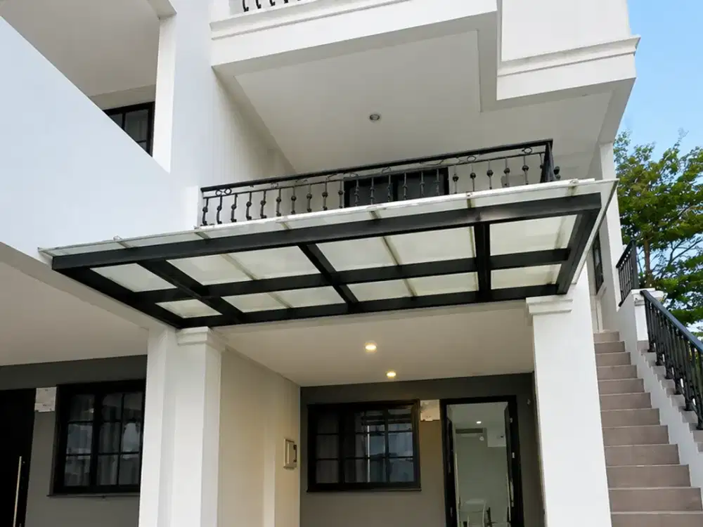 Rumah Hoek Golf Island PIK 75m2 5x15 4KT Full Furnished Siap Huni