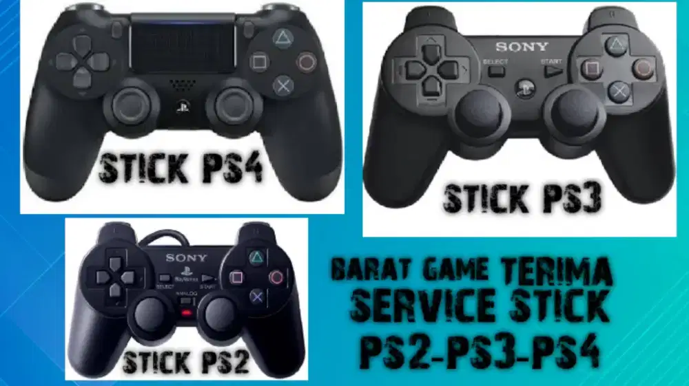 Stik ps2-Ps3-Ps4 Service