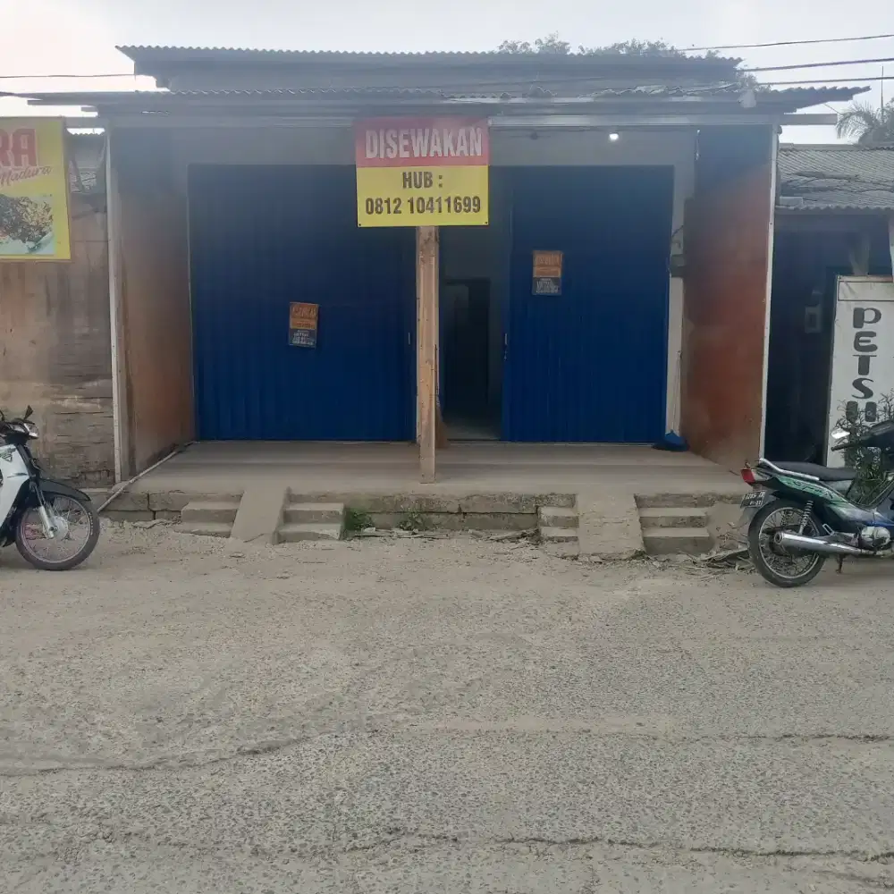 Di Sewakan Kios Strategis Daerah Pasar dan Pabrik