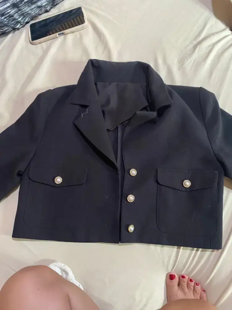 Preloved Blazer Crop