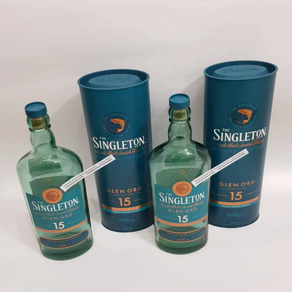 Botol Kosong Singelton 15 Koleksi Botol Antik 700ml Untuk Hiasan Kamar