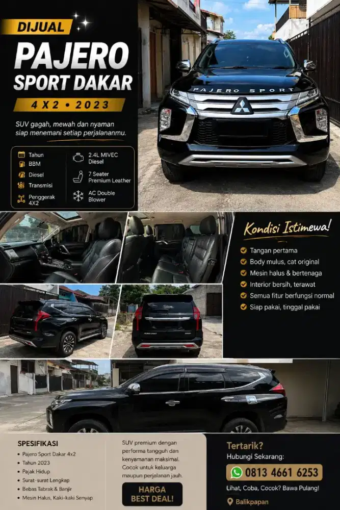Di jual pajero sport