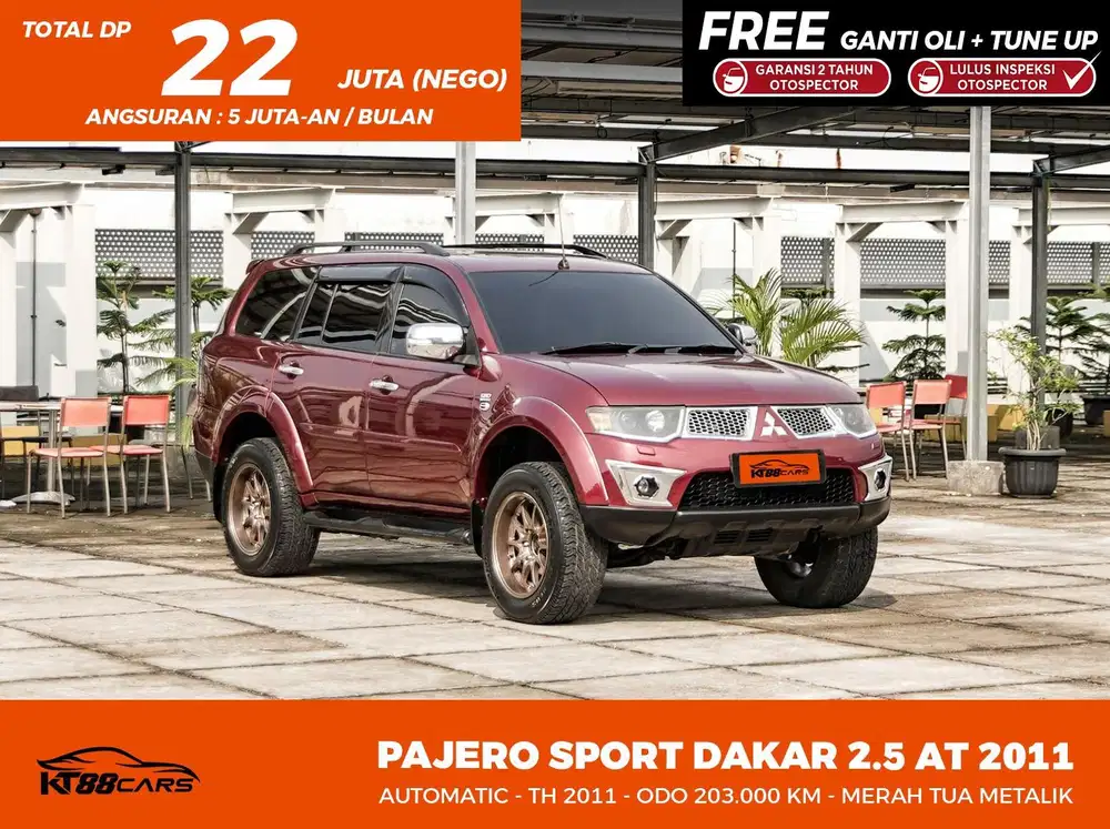 Dp 22jt Bergaransi MITSUBISHI PAJERO DAKAR AT 2011