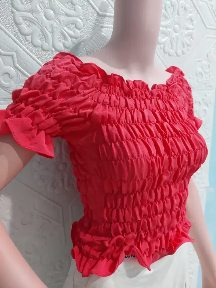 Atasan crop top korean style